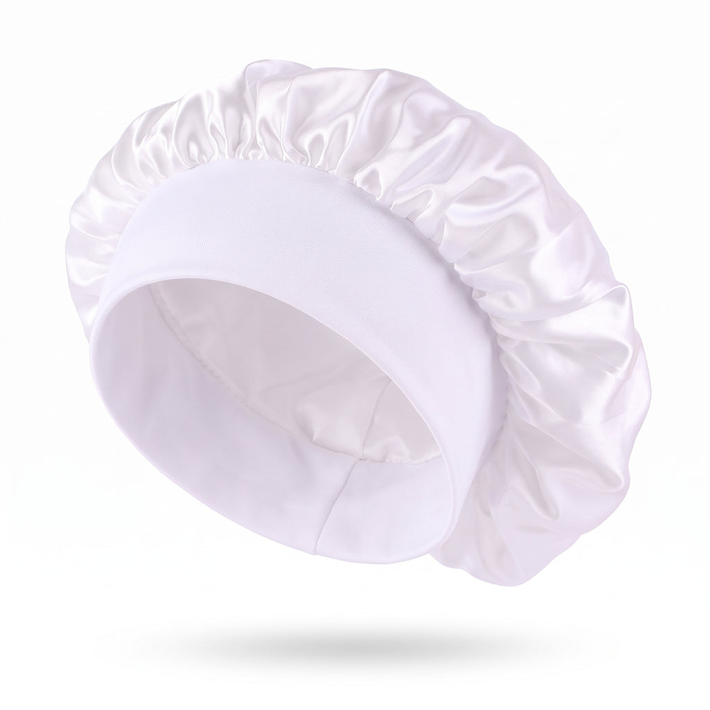 Bonnet de nuit en satin