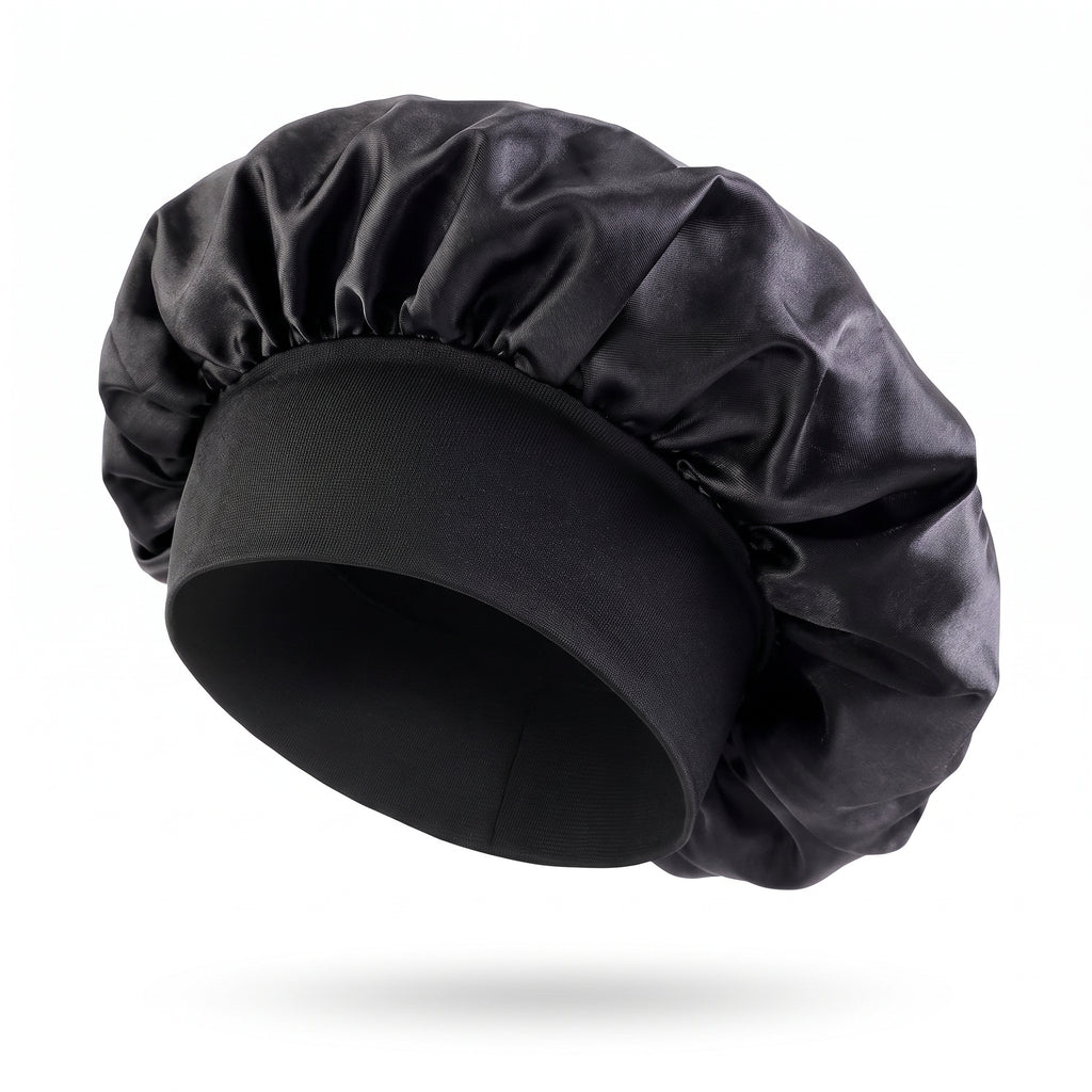 Bonnet de nuit en satin