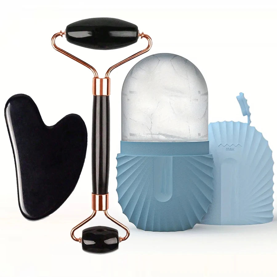 Coffret rouleau de glace & gua sha